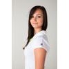 Woman´s POLO SHIRT nanosilver white