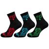 Nanosilver FLORAL socks + MERINO fiber