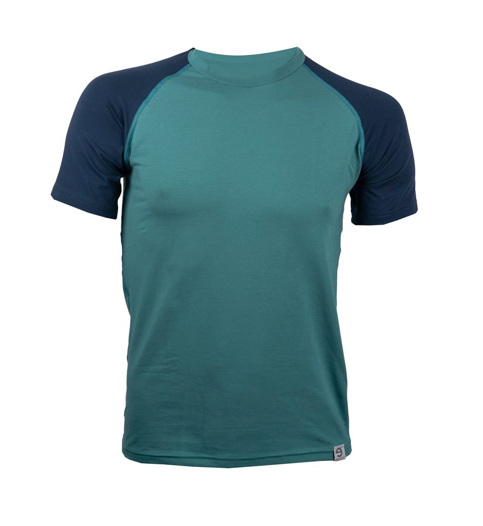 Man's T-shirt nanosilver CLASSIC COMBI with short sleeves NanoTrade s.r.o.  Short sleeve Men´s, T-shirts