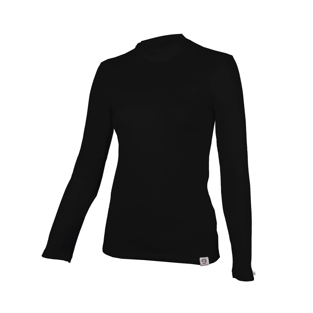 Woman´s T-shirt with standing collar nanosilver CLASSIC long sleeves  NanoTrade s.r.o. Women´s T-shirts