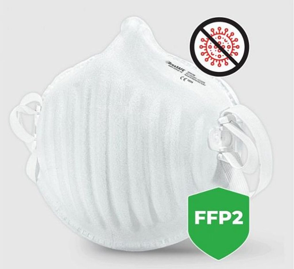 Face mask FFP2 with silver ANTI-COVID19 Accessories