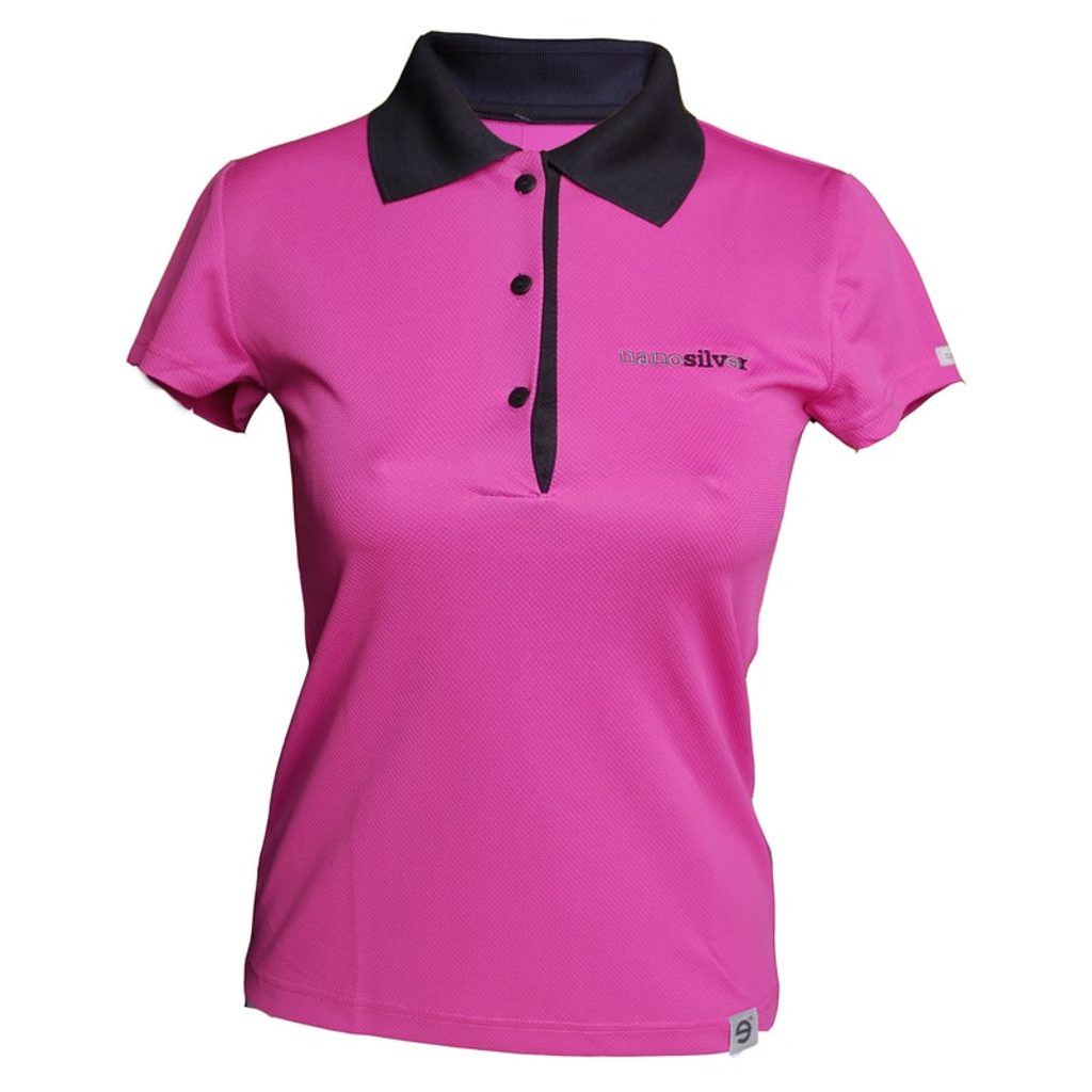 Woman´s POLO SHIRT GOLF ACTIVE with silver