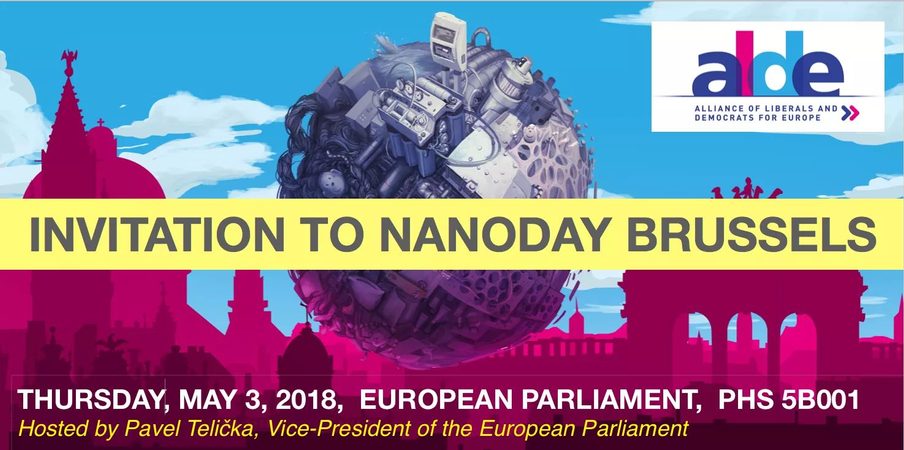 our brand nanosilver at the event NanoDay in Brussels