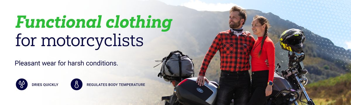 Functional clothing for motorcyclists