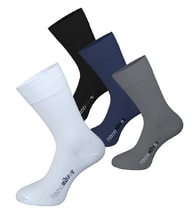 Formal socks with molecules of silver