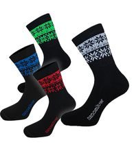 Sports thermo socks SNOW black