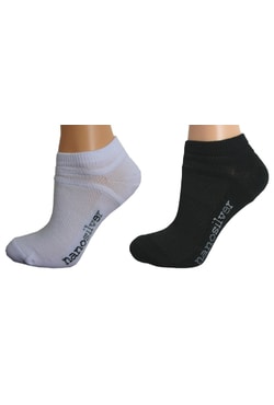 Ankle thin socks with molecules of silver