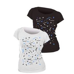 Woman's t-shirt nanosilver CLASSIC imprited SKI