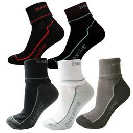 Sports socks with molecules of silver