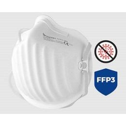 Face mask FFP3 with silver ANTI-COVID19