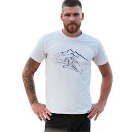 Man's T-shirt nanosilver CLASSIC imprited SKIER