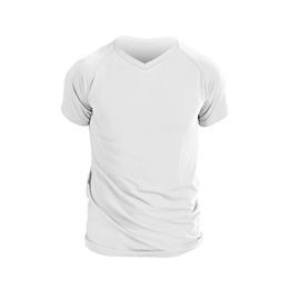 Man's T-shirt nanosilver V-neck CLASSIC white