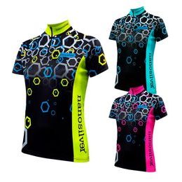 Unisex cycling jersey nanosilver HEXA NEON