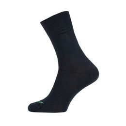 Cotton dress socks with silver gen. 2 dark blue