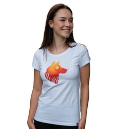 Woman's T-shirt nanosilver CLASSIC imprinted FOX