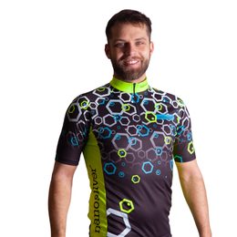 Unisex cycling jersey nanosilver HEXA NEON
