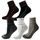 Sports socks with molecules of silver