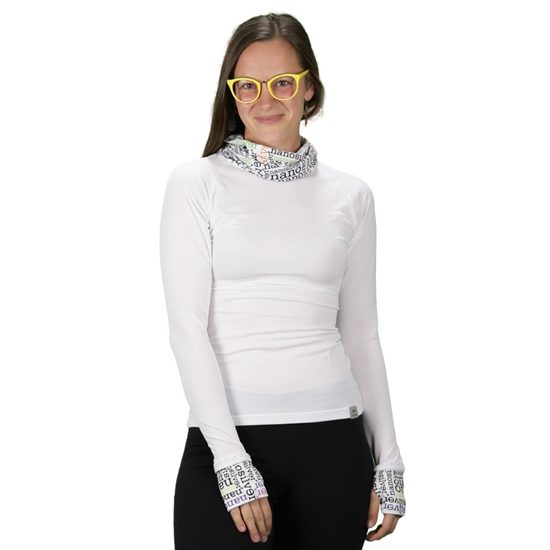 Women’s Thermal Turtleneck Long Sleeve Top with Thumb Holes