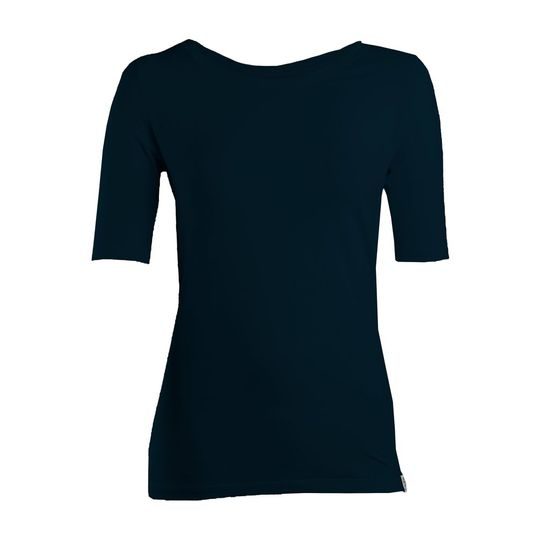 Woman´s t-shirt nanosilver CLASSIC with extended sleeves dark blue