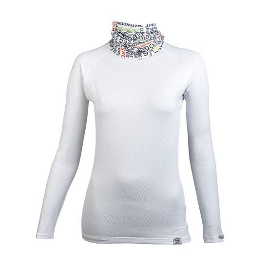 Woman's thermal T-shirt with tunnel and thumb