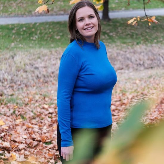 Women’s EverydayFresh T-Shirt with Stand-Up Collar