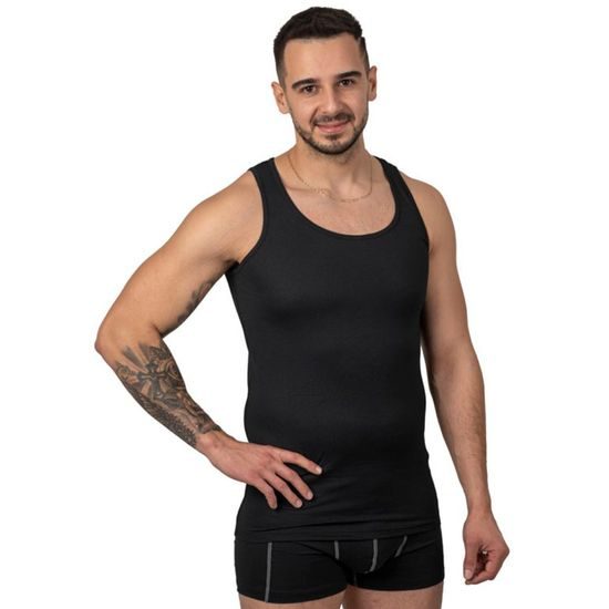 Man's thermal Sleeveless top nanosilver