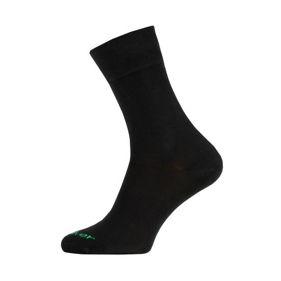 Cotton dress socks with silver gen. 2 black