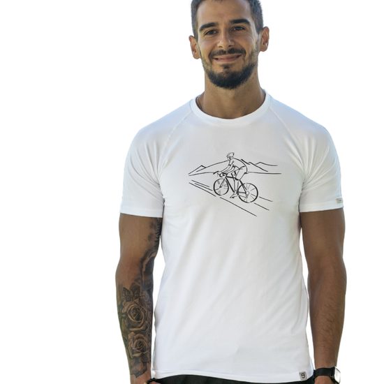 Man´s T-shirt nanosilver CLASSIC imprited BIKER