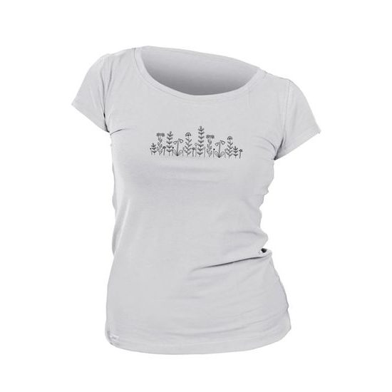 Woman´s T-shirt nanosilver CLASSIC imprinted MEADOW