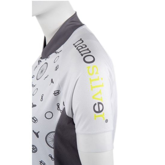 Unisex cycling jersey nanosilver