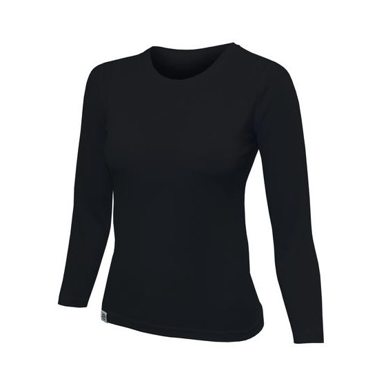 Woman's T-shirt nanosilver MAXIMA - long sleeve  black