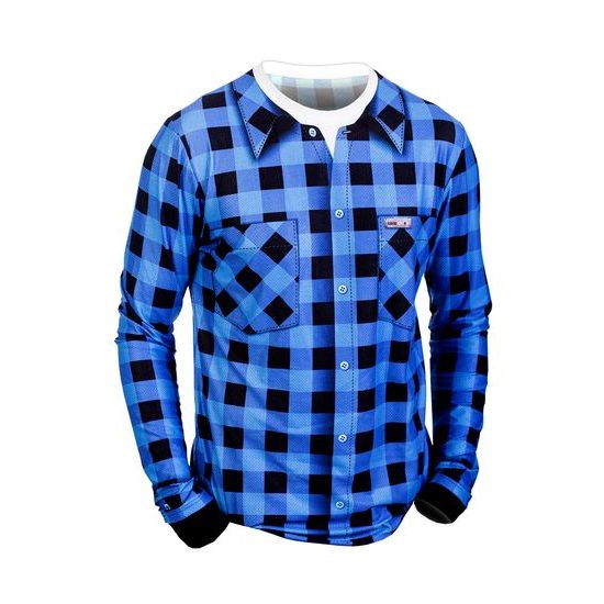 FLANNEL SHIRT PATTERN blue