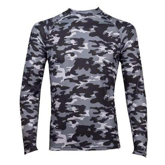 Man's thermal T-shirt Camouflage grey