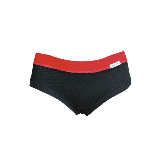 Woman's panties nanosilver coolmax DAKAR  black/red