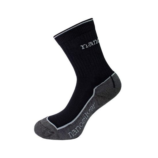 Sports thermo socks with molecules of silver