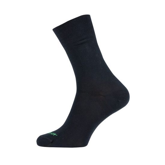 Cotton dress socks with silver gen. 2 dark blue
