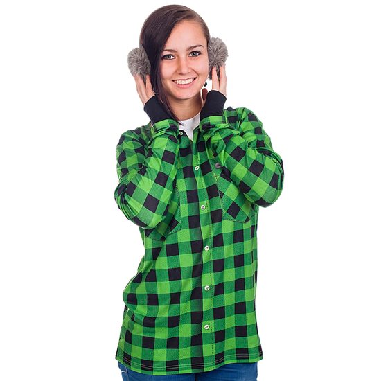 Unisex thermal T-shirt nanosilver - FLANNEL SHIRT PATTERN