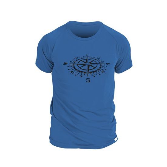 - royal blue imprinted COMPASS