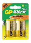 GP Ultra Alkaline R20 (D, velké mono) blistr/2 ks