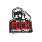 Velcro nášivka – Get the Fuck Out