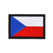 Velcro nášivka Vlajka ČR - barevná