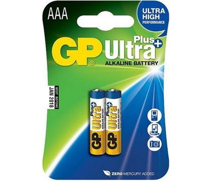 GP Ultra Plus Alkaline R03 blistr/2 ks