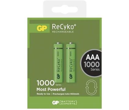 Nabíjecí baterie GP Recyko+ 1000 mAh AAA 2 ks - blistr