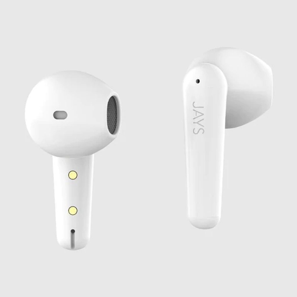Audigo.cz | Sluchátka a sluchátková technika - Jays t-Six Wireless - bílá -  JAYS - TWS - Sluchátka - Sluchátka, sluchátkové zesilovače, flac přehrávače  a další příslušenství