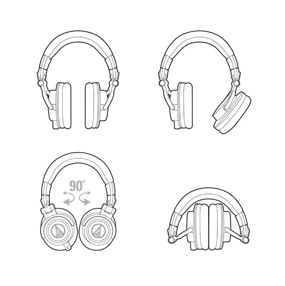 Audigo.cz | Sluchátka a sluchátková technika - Audio-Technica ATH-M50x -  Audio-Technica - Profesionální - Sluchátka - Sluchátka, sluchátkové  zesilovače, flac přehrávače a další příslušenství