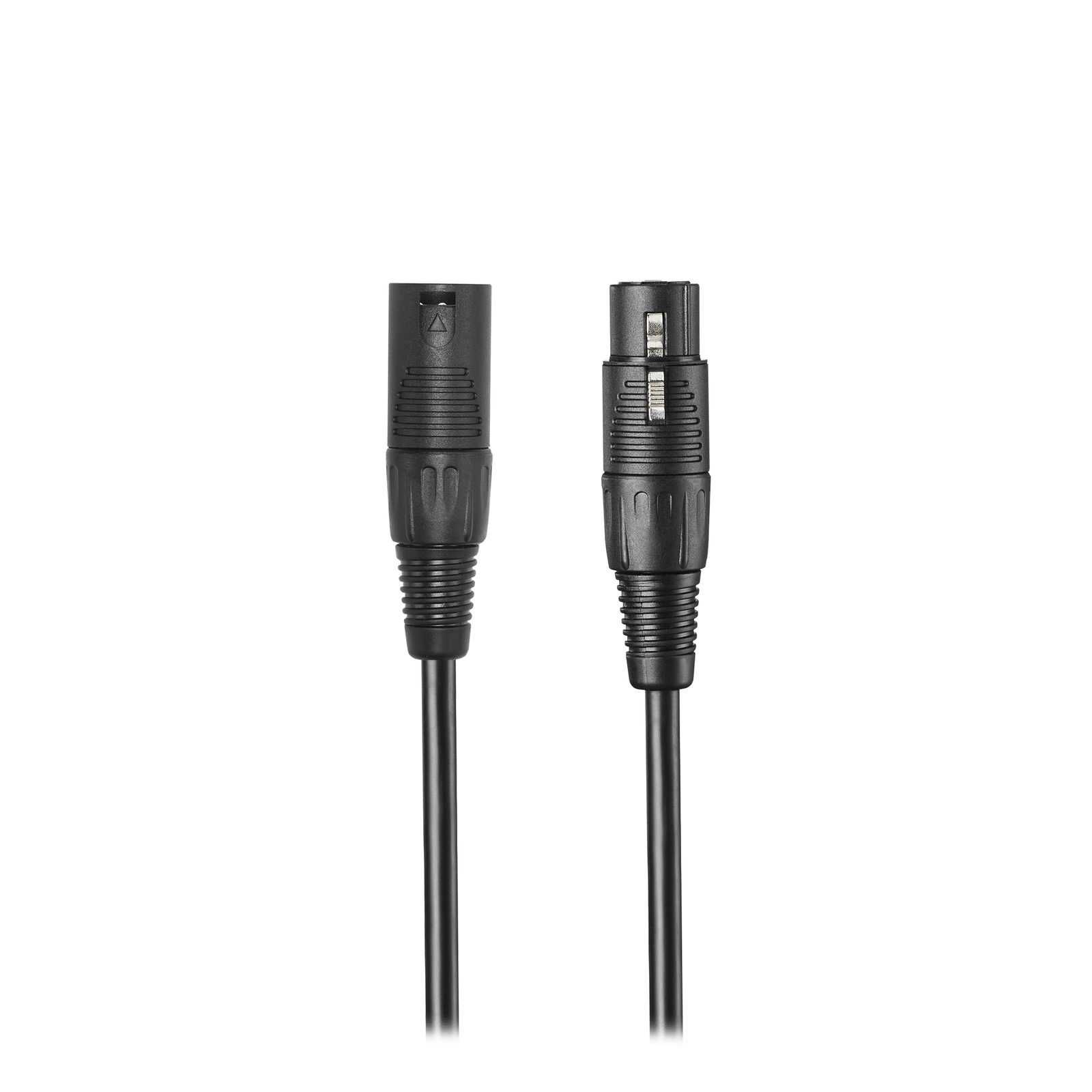 Detail konektorů XLR na mikrofonním kabelu