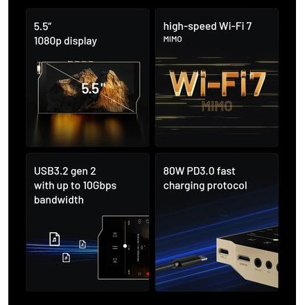 HiBy RS8 II - fekete