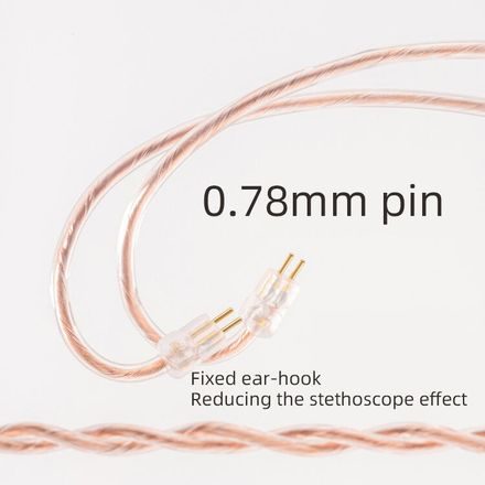 MoonDrop PCC - fejhallgató kábel, 2pin