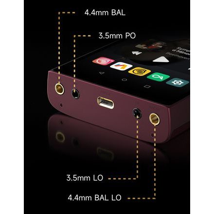 HiBy R8 II Aluminium - piros