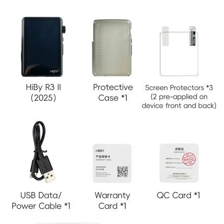 HiBy R3 II 2025 - fekete